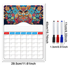 Load image into Gallery viewer, Special Shaped Colorful Pattern 5D DIY Diamond Art Monthly Planner for Beginners
