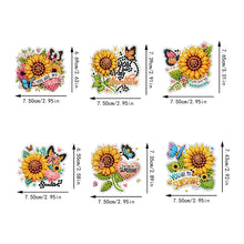 Load image into Gallery viewer, 6Pcs Acrylic Animal Diamond Painting Refrigerator Magnet for Fridge Whiteboards
