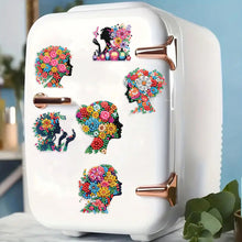 Load image into Gallery viewer, 6Pcs Acrylic Animal Diamond Painting Refrigerator Magnet for Fridge Whiteboards
