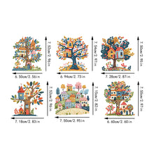 Load image into Gallery viewer, 6Pcs Acrylic Animal Diamond Painting Refrigerator Magnet for Fridge Whiteboards
