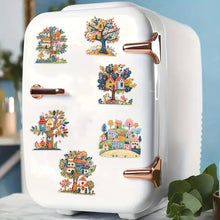 Load image into Gallery viewer, 6Pcs Acrylic Animal Diamond Painting Refrigerator Magnet for Fridge Whiteboards
