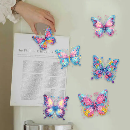 6Pcs Acrylic Animal Diamond Painting Refrigerator Magnet for Fridge Whiteboards