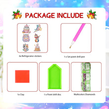 Load image into Gallery viewer, 6Pcs Diamond Painting Refrigerator Magnets Diamond Art Kits for Adults Beginners
