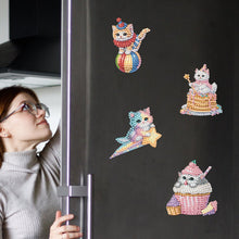 Load image into Gallery viewer, 6Pcs Diamond Painting Refrigerator Magnets Diamond Art Kits for Adults Beginners
