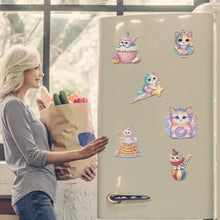 Load image into Gallery viewer, 6Pcs Diamond Painting Refrigerator Magnets Diamond Art Kits for Adults Beginners
