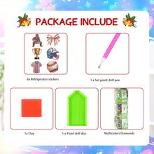 Load image into Gallery viewer, 6Pcs Diamond Painting Refrigerator Magnets Diamond Art Kits for Adults Beginners
