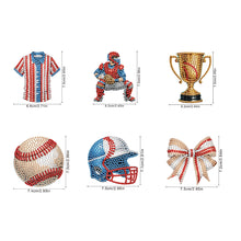 Load image into Gallery viewer, 6Pcs Diamond Painting Refrigerator Magnets Diamond Art Kits for Adults Beginners
