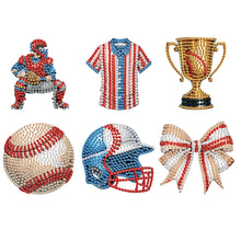 Load image into Gallery viewer, 6Pcs Diamond Painting Refrigerator Magnets Diamond Art Kits for Adults Beginners
