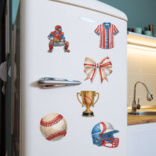 Load image into Gallery viewer, 6Pcs Diamond Painting Refrigerator Magnets Diamond Art Kits for Adults Beginners
