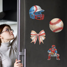 Load image into Gallery viewer, 6Pcs Diamond Painting Refrigerator Magnets Diamond Art Kits for Adults Beginners
