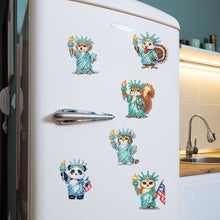 Load image into Gallery viewer, 6Pcs Diamond Painting Refrigerator Magnets Diamond Art Kits for Adults Beginners
