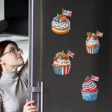 Load image into Gallery viewer, 6Pcs Diamond Painting Refrigerator Magnets Diamond Art Kits for Adults Beginners
