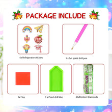 Load image into Gallery viewer, 6Pcs Diamond Painting Refrigerator Magnets Diamond Art Kits for Adults Beginners
