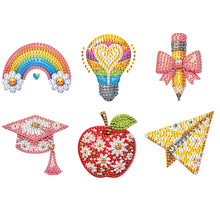 Load image into Gallery viewer, 6Pcs Diamond Painting Refrigerator Magnets Diamond Art Kits for Adults Beginners
