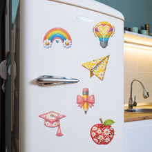 Load image into Gallery viewer, 6Pcs Diamond Painting Refrigerator Magnets Diamond Art Kits for Adults Beginners
