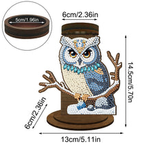 Load image into Gallery viewer, Wooden Beautiful Pattern 5D DIY Diamond Painting Candle Holder Decor for Adults
