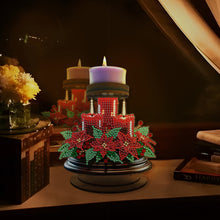 Load image into Gallery viewer, Wooden Beautiful Pattern 5D DIY Diamond Painting Candle Holder Decor for Adults
