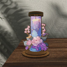 Load image into Gallery viewer, Wooden Beautiful Pattern 5D DIY Diamond Painting Candle Holder Decor for Adults
