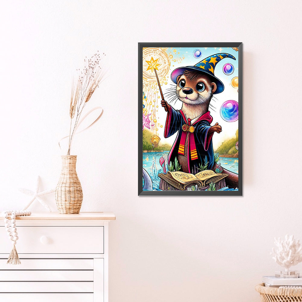 AB Diamond Painting - Full Round - Wizard Otter (40*60CM)