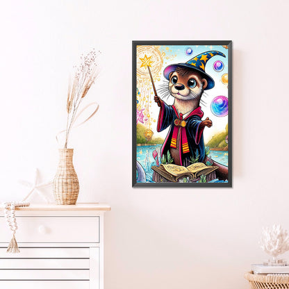 AB Diamond Painting - Full Round - Wizard Otter (40*60CM)