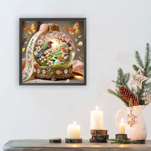 Load image into Gallery viewer, Diamond Painting - Partial Special Shaped - Crystal Ball Blue Bird (30*30CM)
