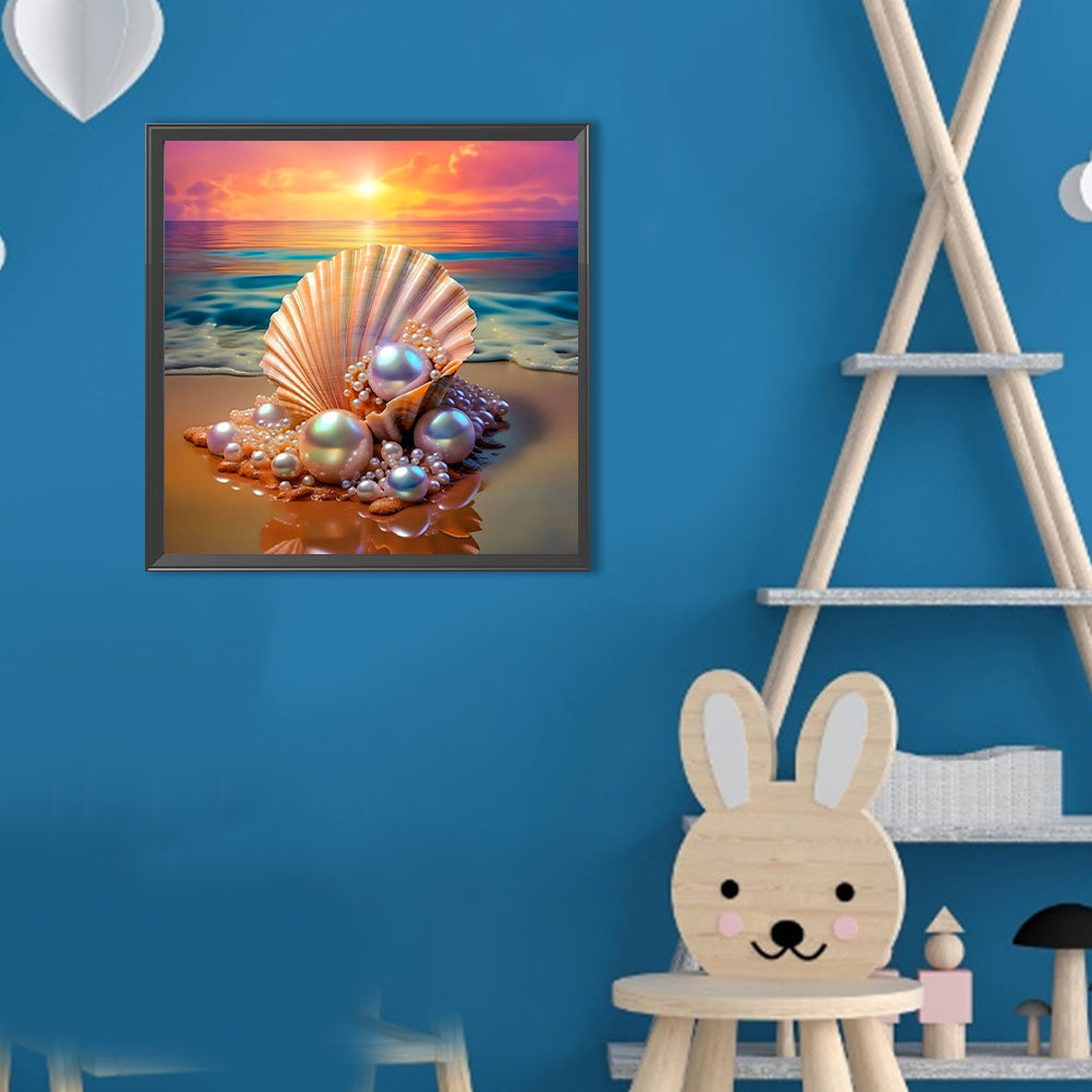 Diamond Painting - Full Round - Sunset Pearl (30*30CM)