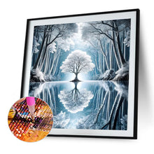 Load image into Gallery viewer, Diamond Painting - Full Round - Silver Tree (30*30CM)
