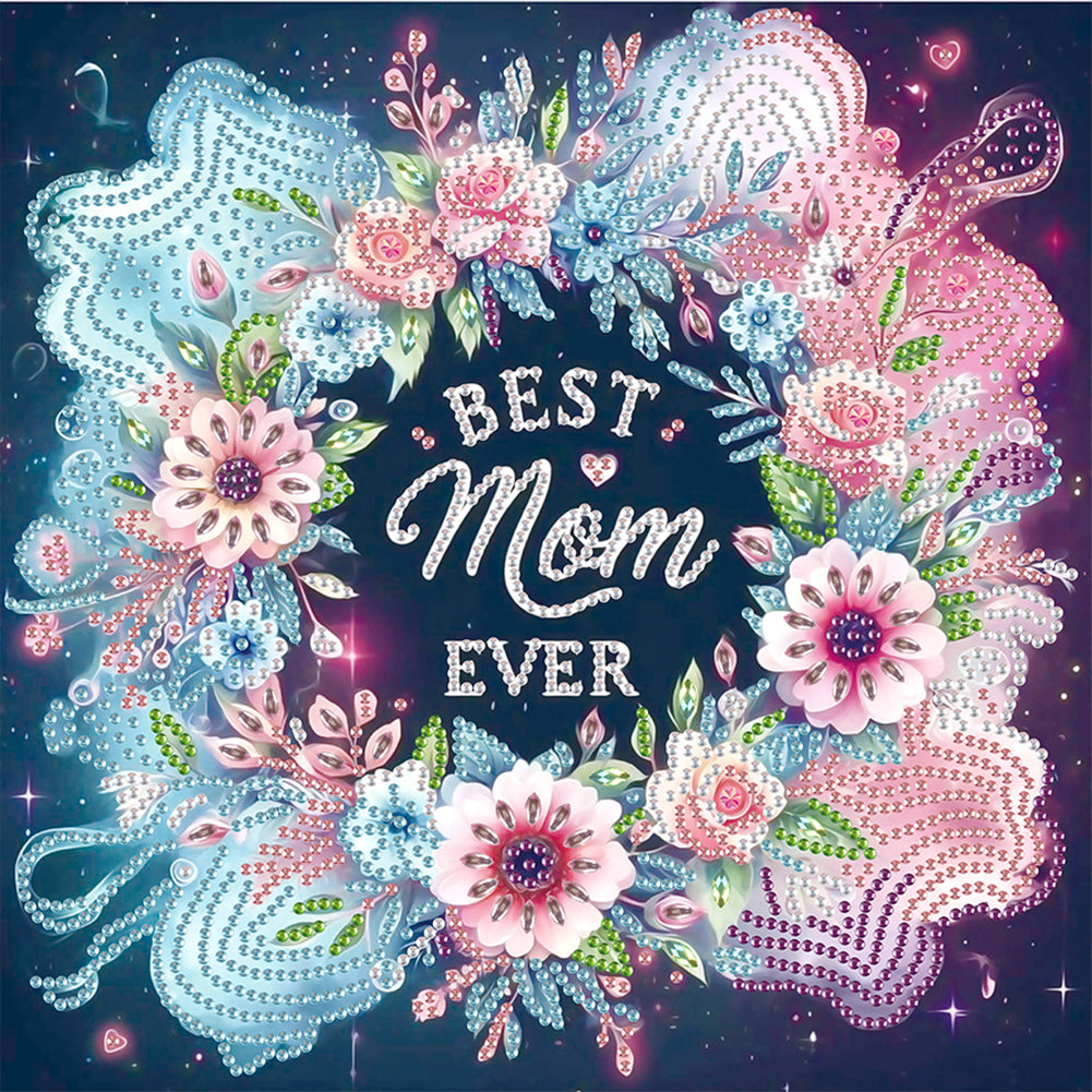 Diamond Painting - Partial Special Shaped - Mother'S Day (30*30CM)