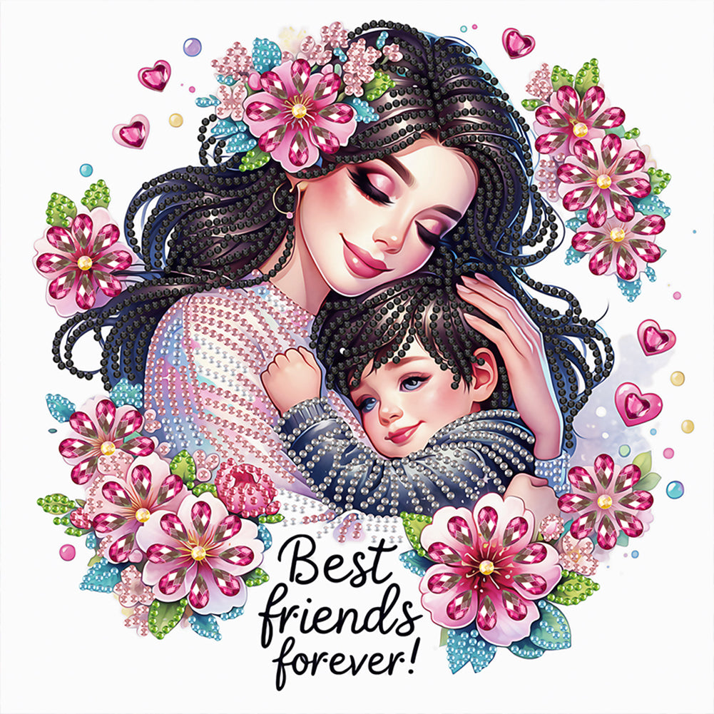 Diamond Painting - Partial Special Shaped - Mother'S Day (30*30CM)