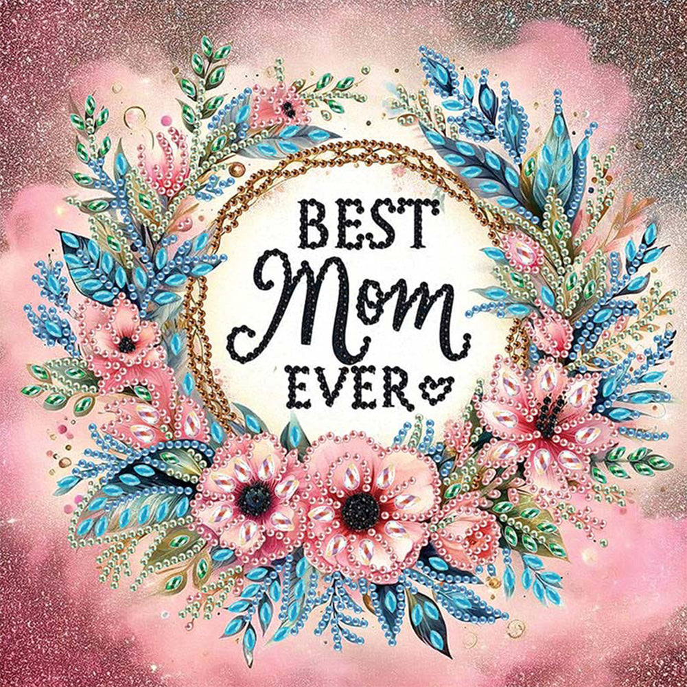 Diamond Painting - Partial Special Shaped - Mother'S Day (30*30CM)