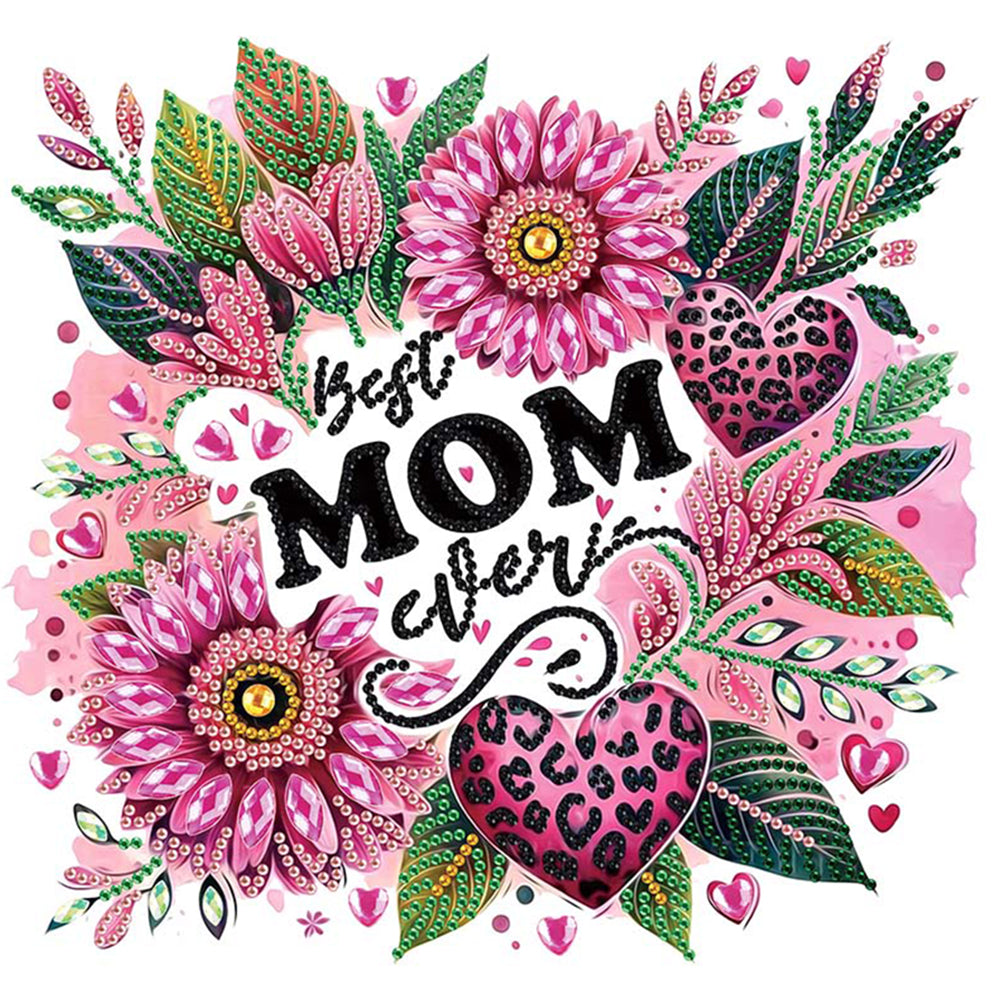 Diamond Painting - Partial Special Shaped - Mother'S Day (30*30CM)