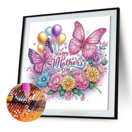 Diamond Painting - Partial Special Shaped - Mother'S Day (30*30CM)