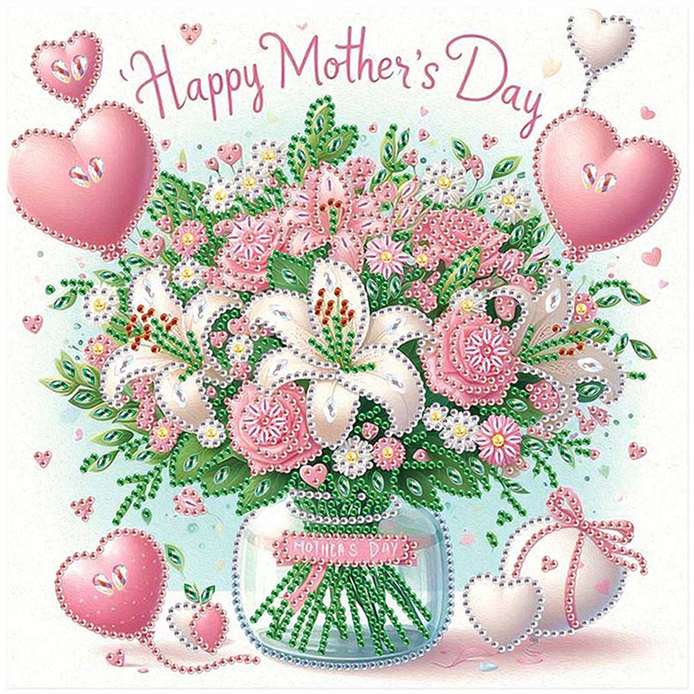Diamond Painting - Partial Special Shaped - Mother'S Day (30*30CM)