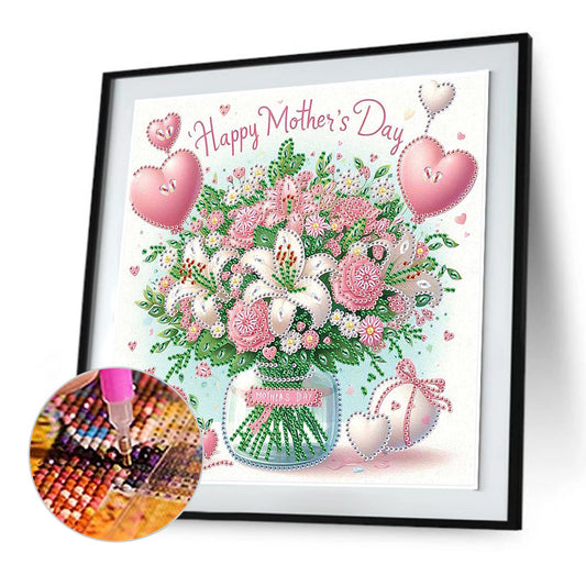 Diamond Painting - Partial Special Shaped - Mother'S Day (30*30CM)