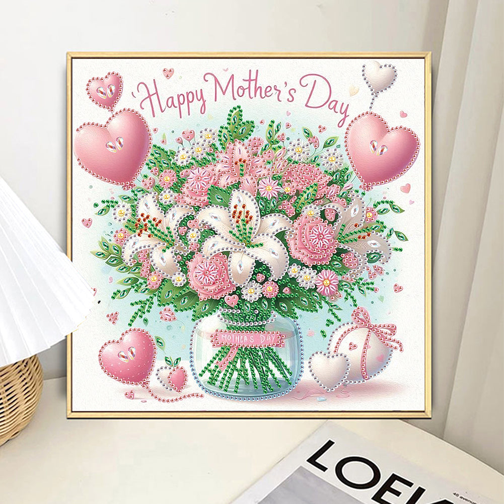 Diamond Painting - Partial Special Shaped - Mother'S Day (30*30CM)