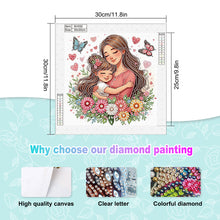 Load image into Gallery viewer, Diamond Painting - Partial Special Shaped - Mother&#39;S Day (30*30CM)
