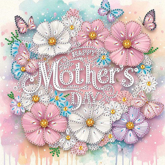 Diamond Painting - Partial Special Shaped - Mother'S Day (30*30CM)