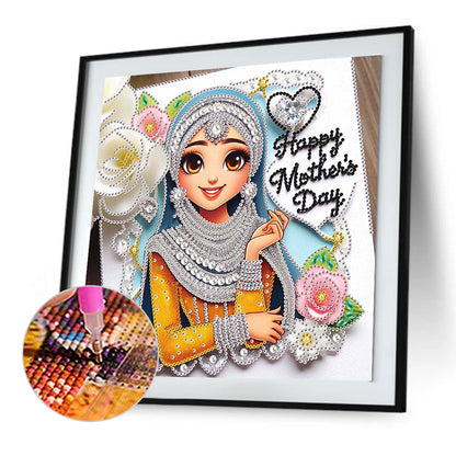 Diamond Painting - Partial Special Shaped - Mother'S Day (30*30CM)