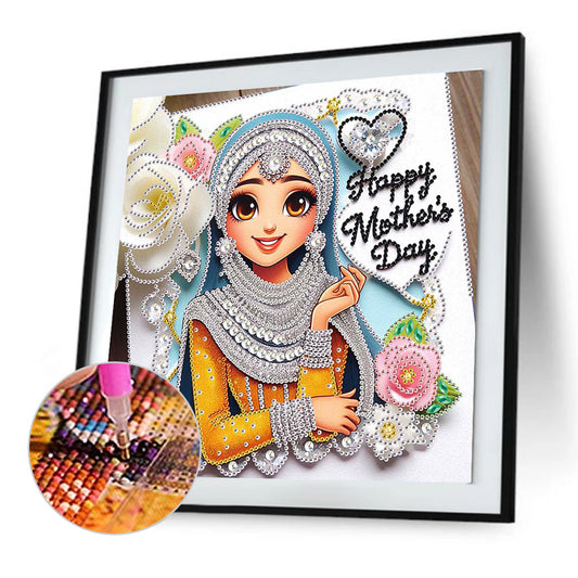 Diamond Painting - Partial Special Shaped - Mother'S Day (30*30CM)