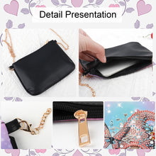 Load image into Gallery viewer, Colorful Pattern Diamond Painting Coin Chain Purse 5D Diamond Handmade Chain Bag
