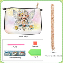 Load image into Gallery viewer, Colorful Pattern Diamond Painting Coin Chain Purse 5D Diamond Handmade Chain Bag
