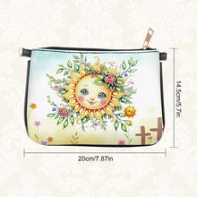 Load image into Gallery viewer, Colorful Pattern Diamond Painting Coin Chain Purse 5D Diamond Handmade Chain Bag
