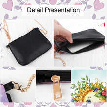 Load image into Gallery viewer, Colorful Pattern Diamond Painting Coin Chain Purse 5D Diamond Handmade Chain Bag
