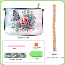 Load image into Gallery viewer, Colorful Pattern Diamond Painting Coin Chain Purse 5D Diamond Handmade Chain Bag
