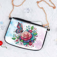 Load image into Gallery viewer, Colorful Pattern Diamond Painting Coin Chain Purse 5D Diamond Handmade Chain Bag
