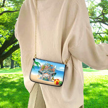 Load image into Gallery viewer, Colorful Pattern Diamond Painting Coin Chain Purse 5D Diamond Handmade Chain Bag
