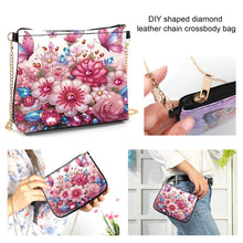 Load image into Gallery viewer, Colorful Pattern Diamond Painting Coin Chain Purse 5D Diamond Handmade Chain Bag
