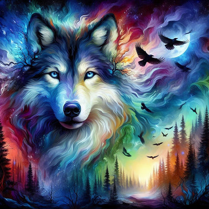 Diamond Painting - Full Round - Wolf (40*40CM)