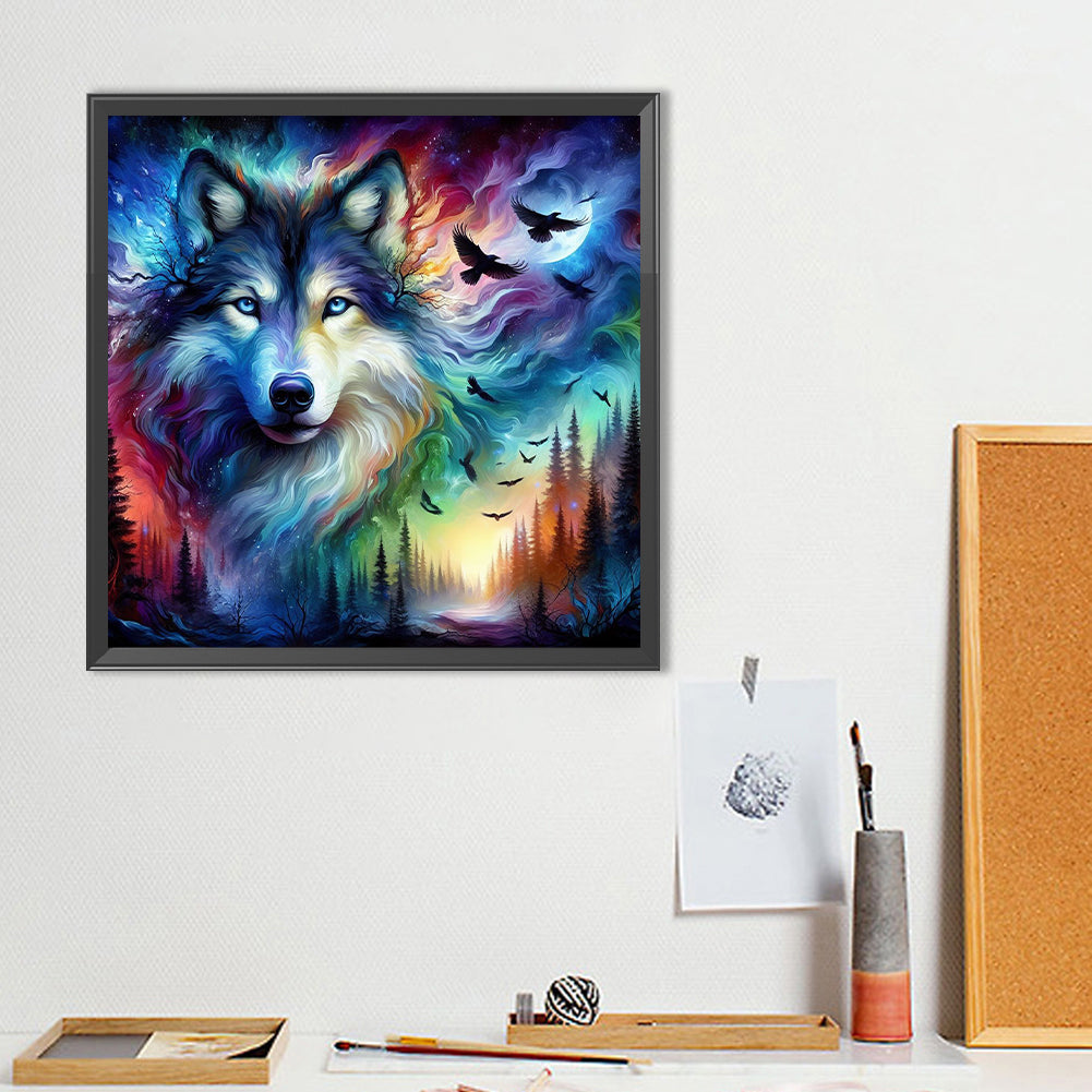 Diamond Painting - Full Round - Wolf (40*40CM)