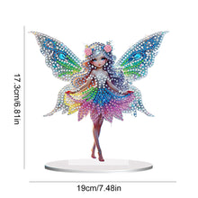 Load image into Gallery viewer, Special Shape Butterfly Girl Diamond Painting Desktop Decors Bedroom Table Decor
